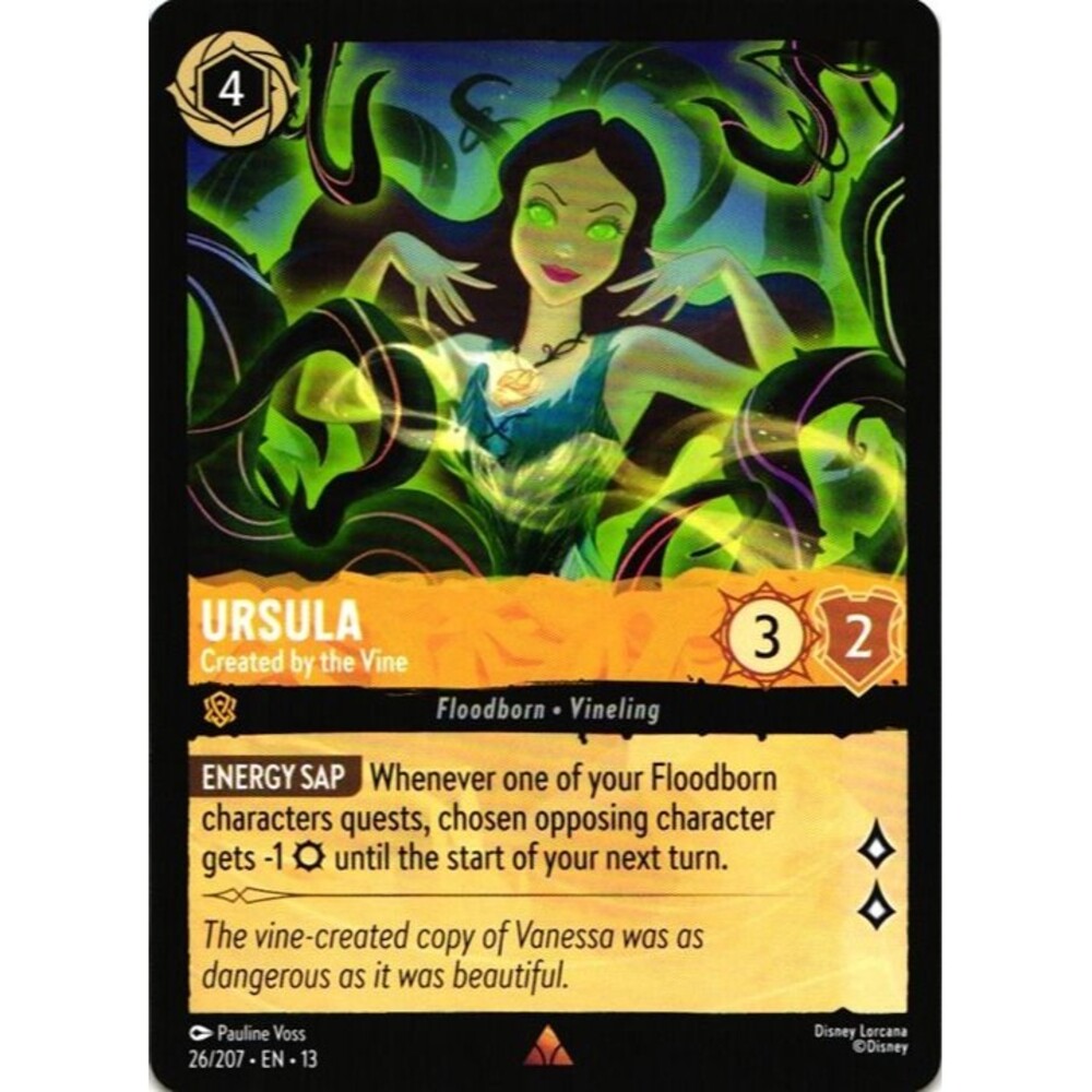 Ursula - Created by the Vine #26 Lorcana Attack of the Vine